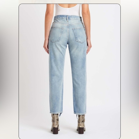 Frame Denim Le Original straight leg high rise in clash​ - Picture 2 of 10